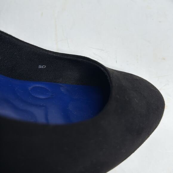 Antonia Saint NY All Day Night Block Heel Pumps Black Suede Shoes S-331 Sz 9 - Picture 4 of 9